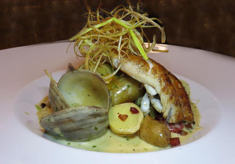 It's all about fresh at Dogfish Head's Chesapeake & Maine. If the black bass is on the menu, get it. Trust me on this. BOB YESBEK PHOTOS